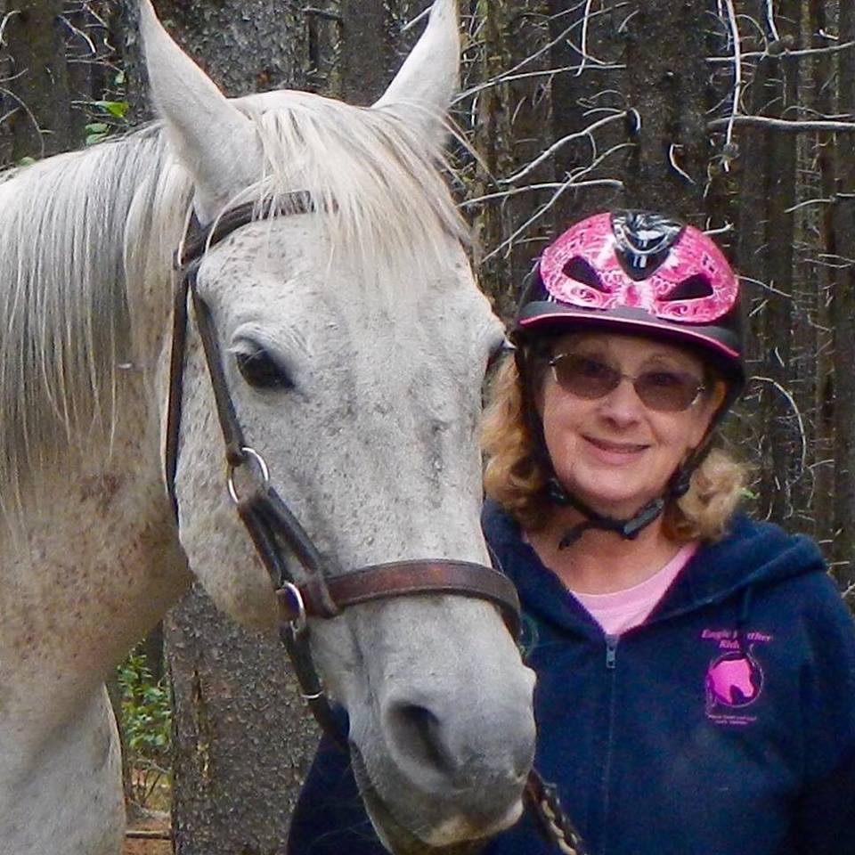 Diane McGregor and her horse - Calgary, Canada