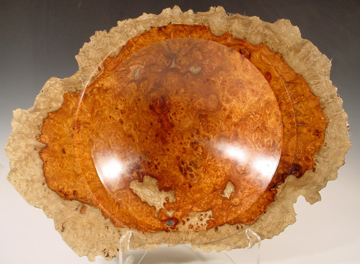 Nelsonwood -Exotic Amboyna Burl Bowl