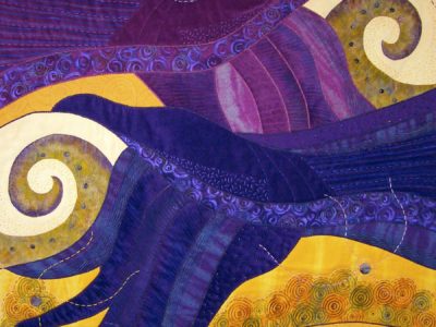 Rose Hughes Art Quilt - Riding the Thermals
