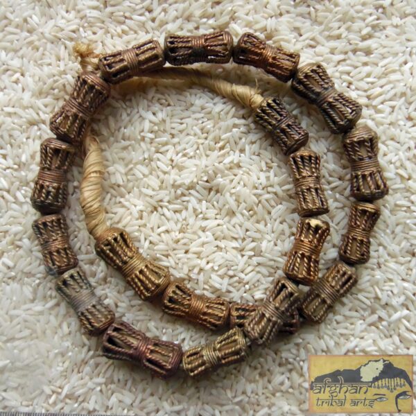 Afghan Tribal Arts Lost Wax beads Ghana