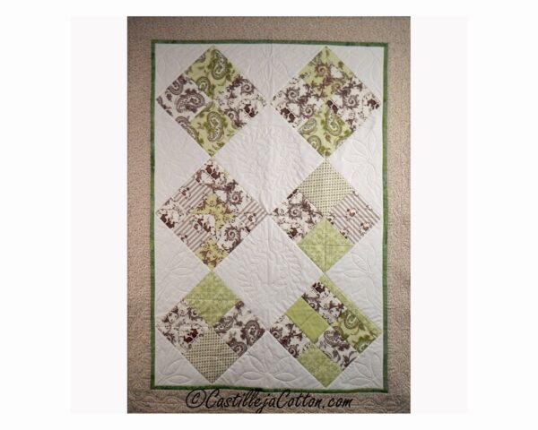 Designed and quilted by Castilleja Cotton
