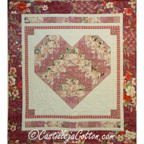 Designed and quilted by Castilleja Cotton