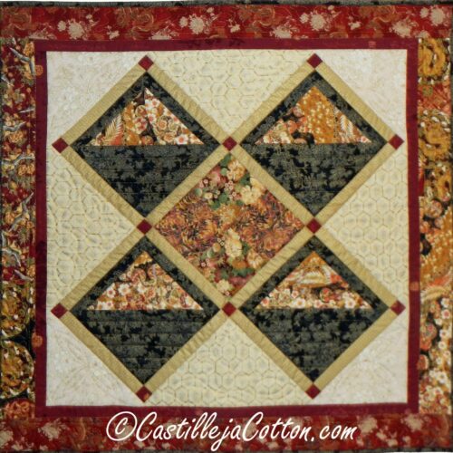 Designed and quilted by Castilleja Cotton