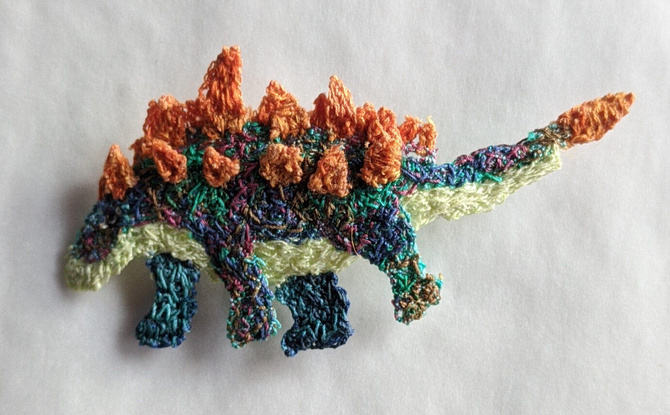 Euoplocephalus Dino Pin by Doughty Designs