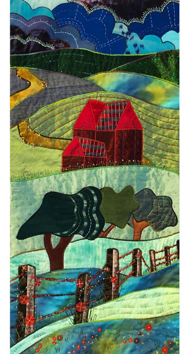 Rose Hughes Art Quilt - Kentucky 