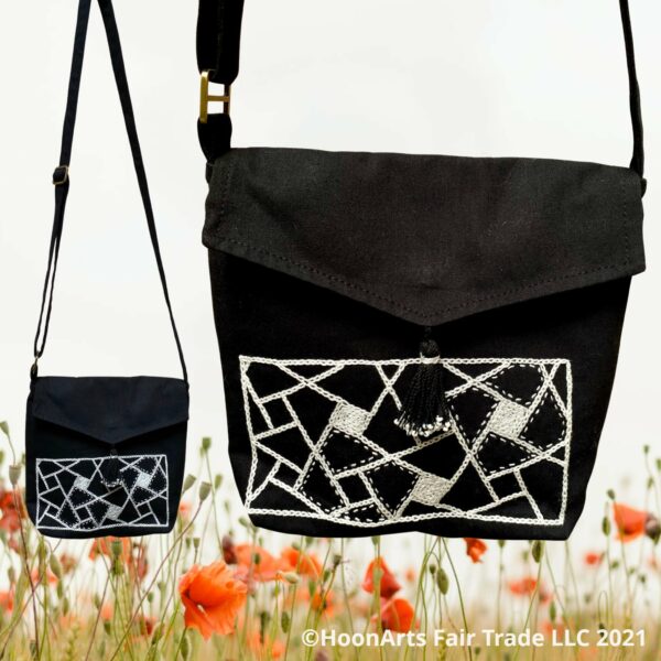 Black_White_Embroidered_Geometric_Framed_Cross-Body_Shoulder_Bag___HoonArts