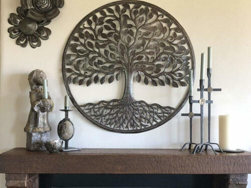 It's Cactus Haitian Metal Art Tree of Life