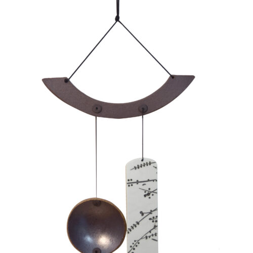 Modern Artisan Bare Earth Ceramic Zen Chime