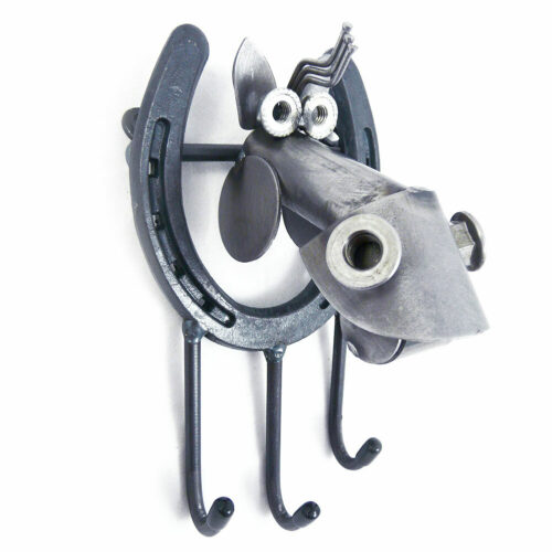 Modern Artisan Lucky Horse Key Hook / Leash Holder