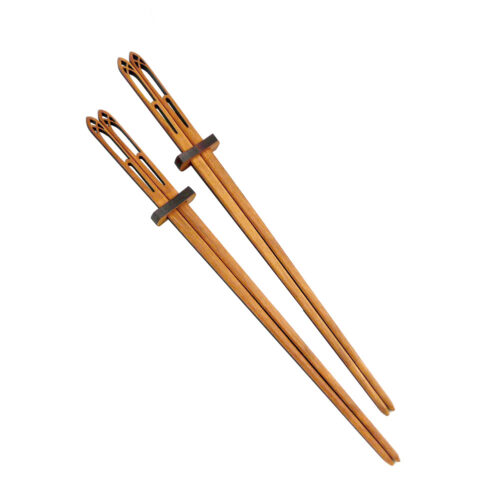Modern Artisan Wild Cherry Wood Chopstick Set