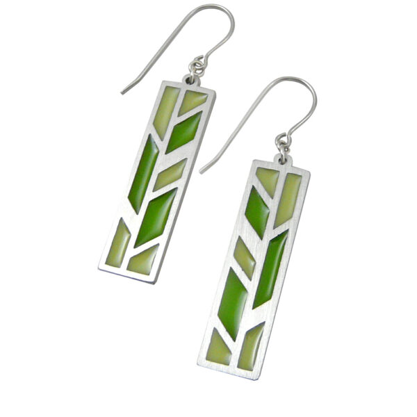 Modern Artisan Modern Stainless Steel Prairie Earrings