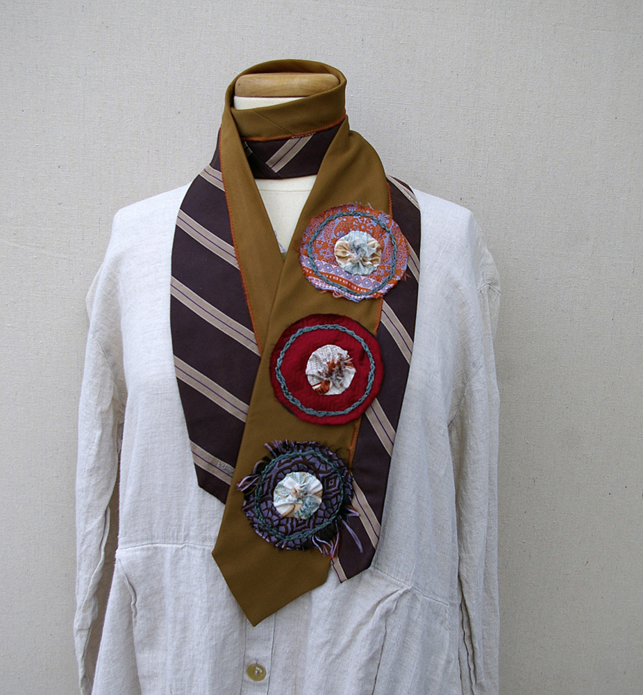 Rayela Art Necktie Scarf Nautical Bull's Eye