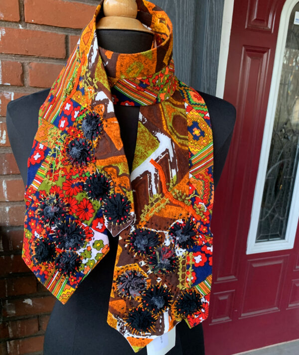 Rayela Art Necktie Scarf Psychedelic 3