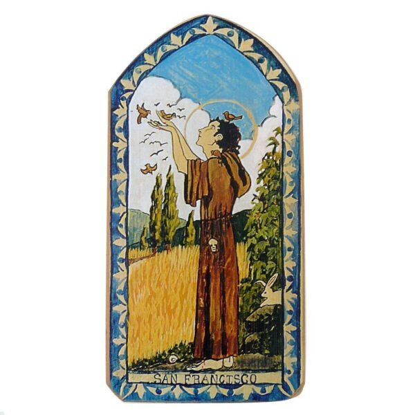 Modern Artisan Patron Saint Retablo Plaque - San Francisco