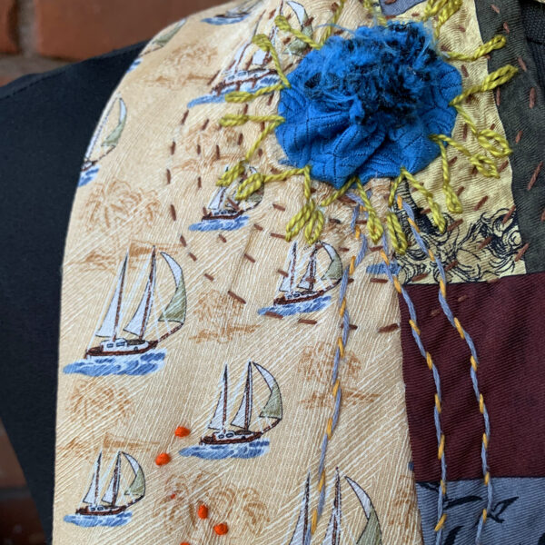 Rayela Art Necktie Scarf Nautical Close