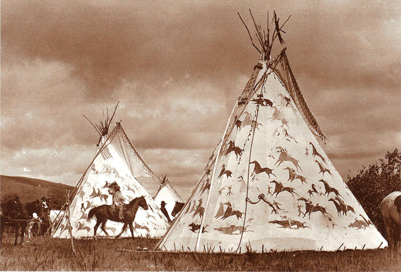 Native American Dakota Tipi