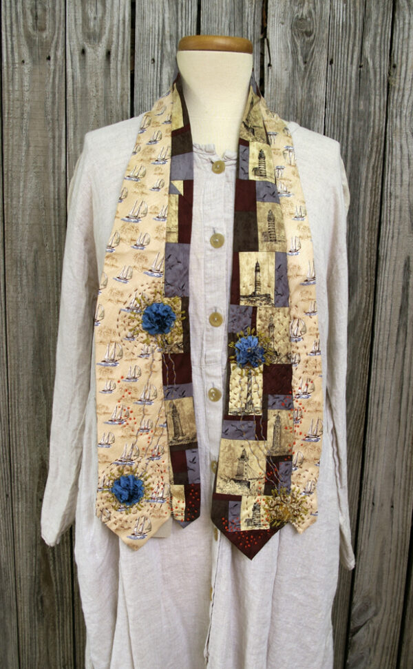 Rayela Art Necktie Scarf Nautical 3