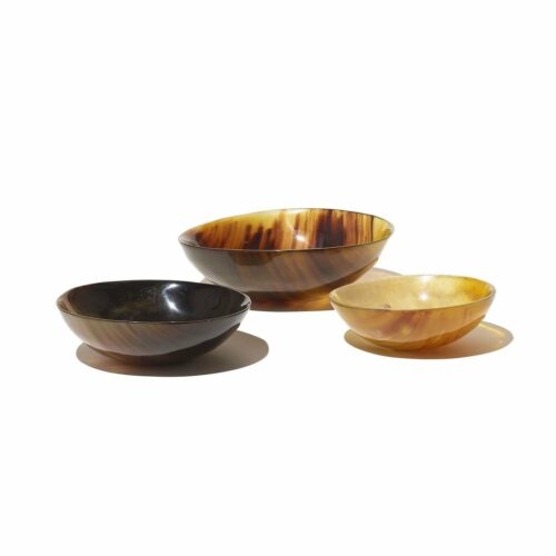 Upcycled Horn Nesting Bowls from Accompany Fair Trade