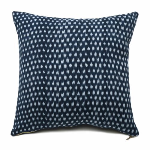 Indigo Ikat Pillow - Peru