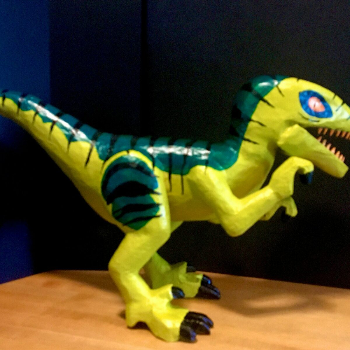 Paper Mache Raptor from Artizan Made, A Handmade Collective of Online Shops