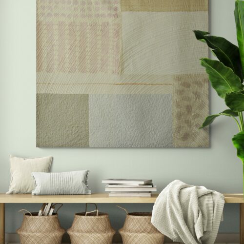 desedamas modern silk art textile from Spain