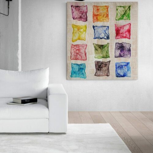 desedamas modern silk art textile from Spain