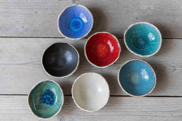 Handmade pottery tapas bowls Kari Ceramics