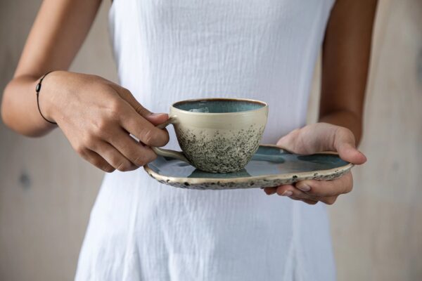 Kari Ceramics cup with saucer