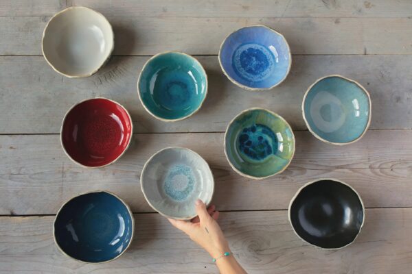 kari ceramics soup bowl colors