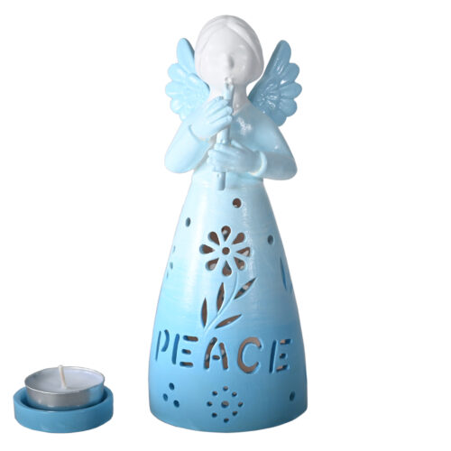 Lucuma Designs Angel of Peace - Ceramic Luminary