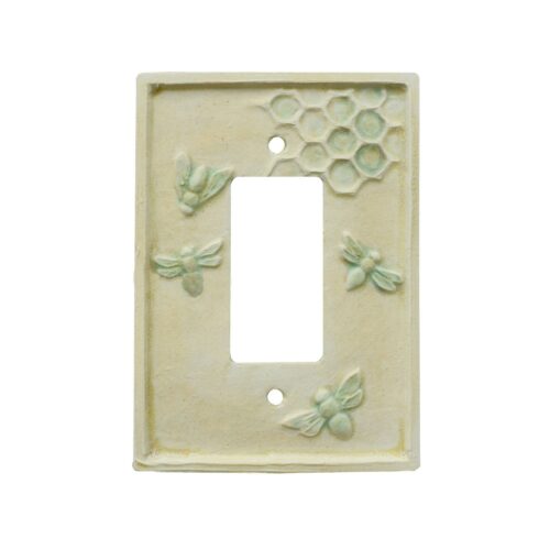 Honey Bee Ceramics Light Switch Covers
