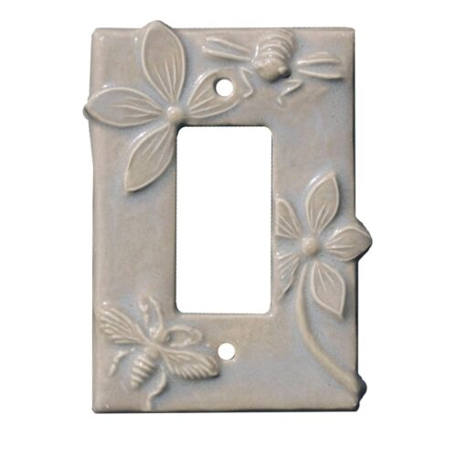 Honey Bee Ceramics Light Switch Covers