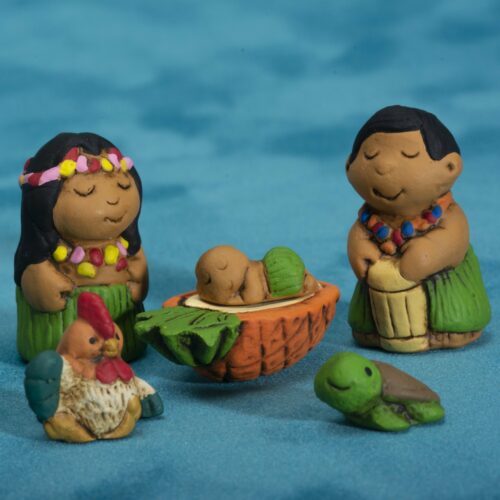Lucuma Designs Hawaiian - Petite Nativity Set of 6