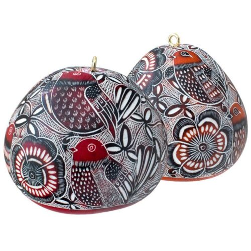 Lucuma Designs Lace Birds - Gourd Ornament