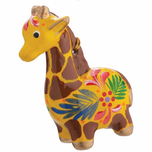 Lucuma Designs Giraffe - Confetti Ceramic Ornament