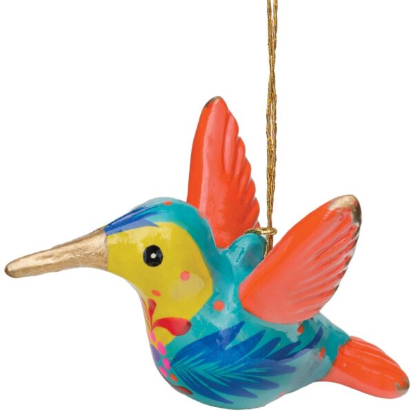 Lucuma Designs Fair Trade Hummingbird - Confetti Ceramic Ornament