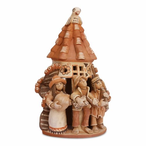 Lucuma Designs Celebration Tower - Ceramic Sculpture - Medium 8"H