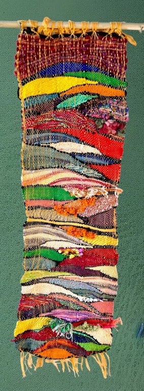Jeri Gillin Weaving - Colorful Saori Full