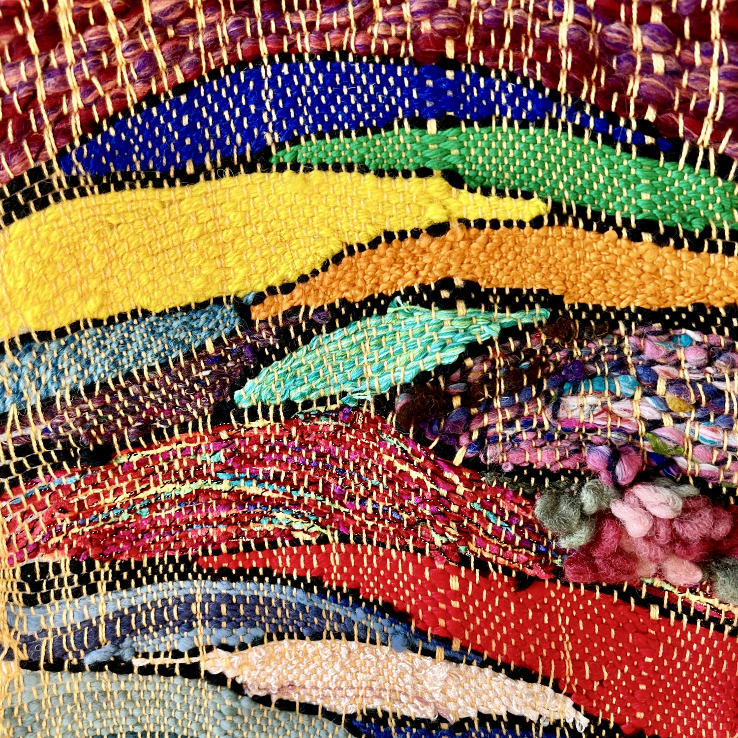 Jeri Gillin Weaving - Colorful Saori