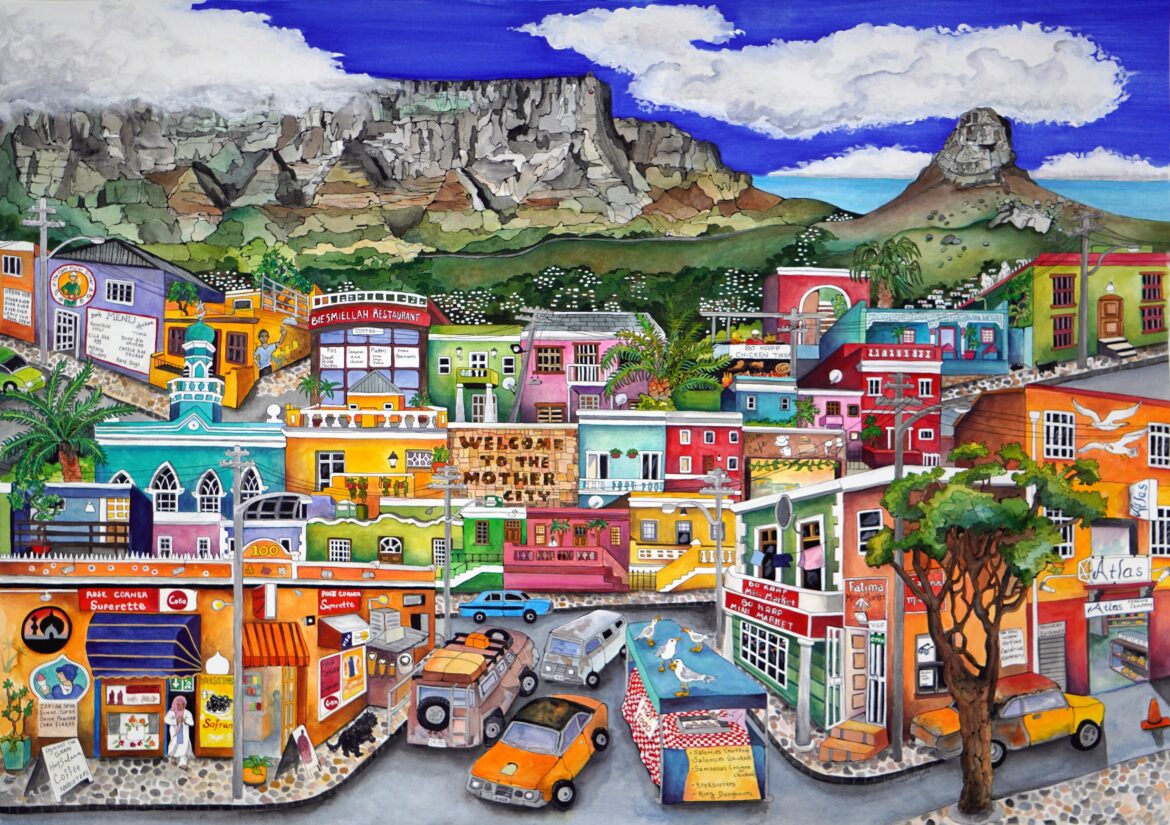 Linnea Pergola Art - Bo-Kaap, Cape Town south Africa