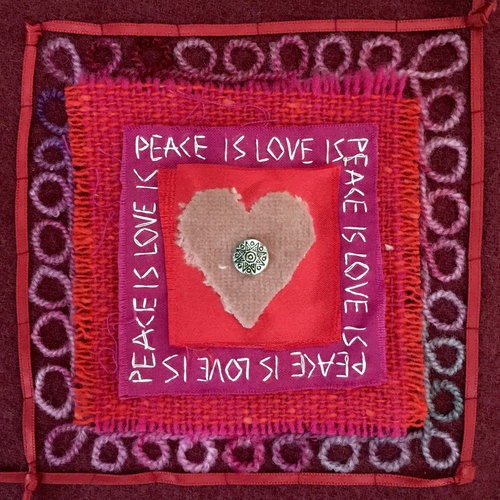 Yarndance Peace is Love Embroidery