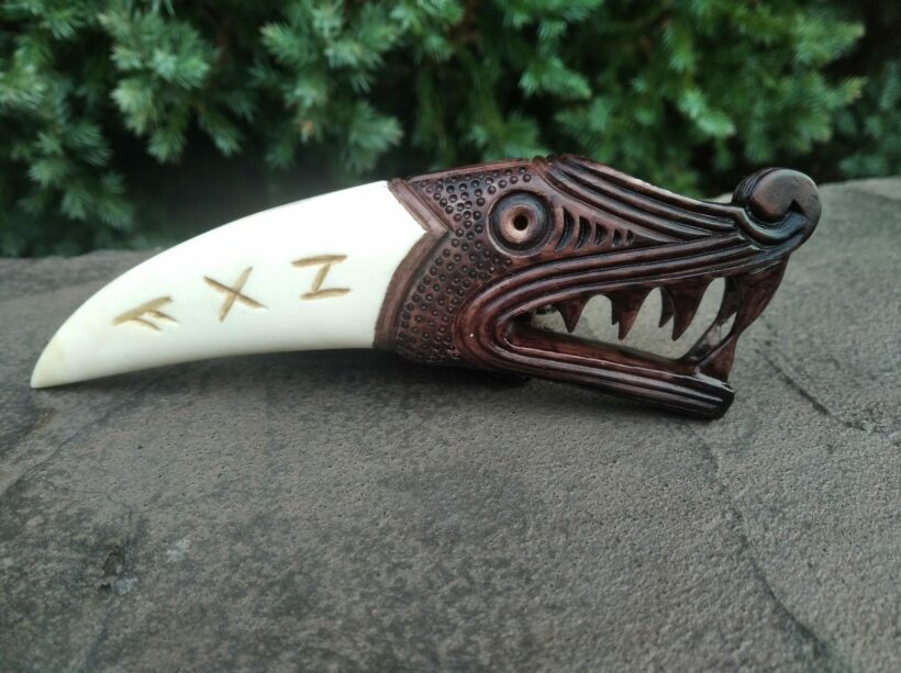 BoneCarvingArt Hand carved Viking Bone art in Ukraine