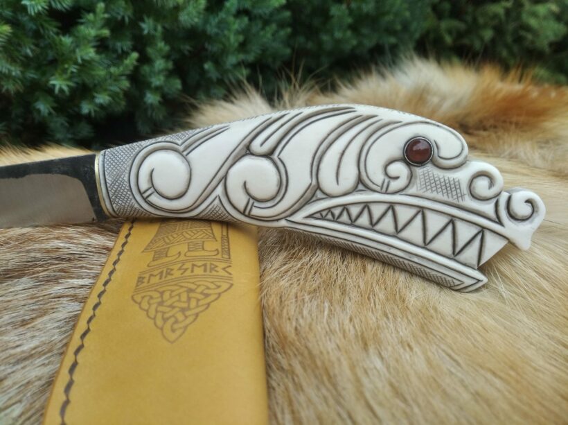 BoneCarvingArt Hand carved Viking Bone art in Ukraine